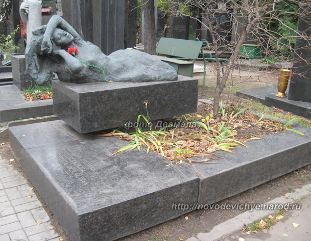 могила Е.Ф. Белашовой, фото Двамала, 2008 г.