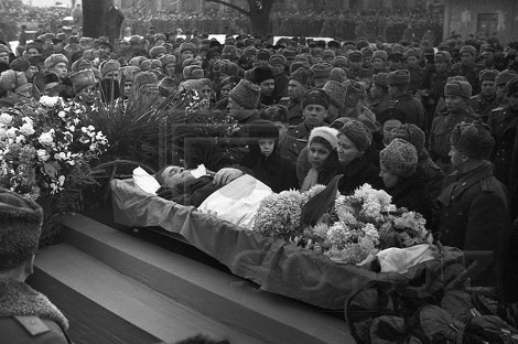 C похорон И.Д. Черняховского, фото прислал Павел Головин