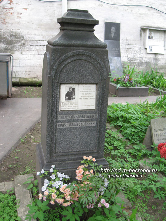могила С.Я. Елпатьевского, фото Двамала, 2008 г.