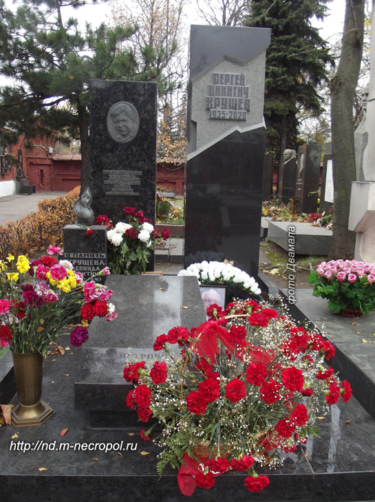могила Хрущёв Н.С., фото Двамала, 2020 г.