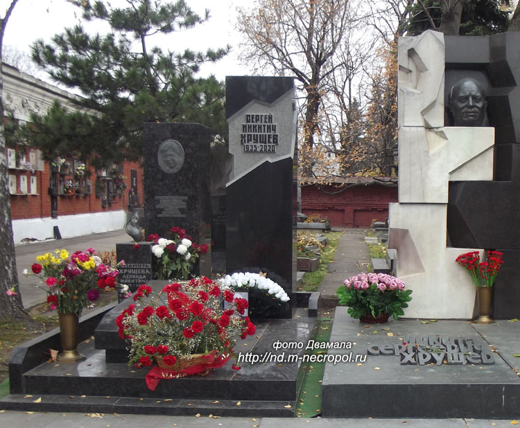 могила Хрущёв Н.С., фото Двамала, 2020 г.