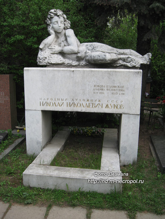 могила Н.Н. Жукова, фото Двамала, 2008 г.