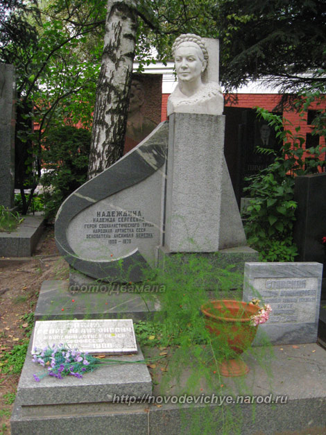 могила Н.С. Надеждиной, фото Двамала, 2008 г.