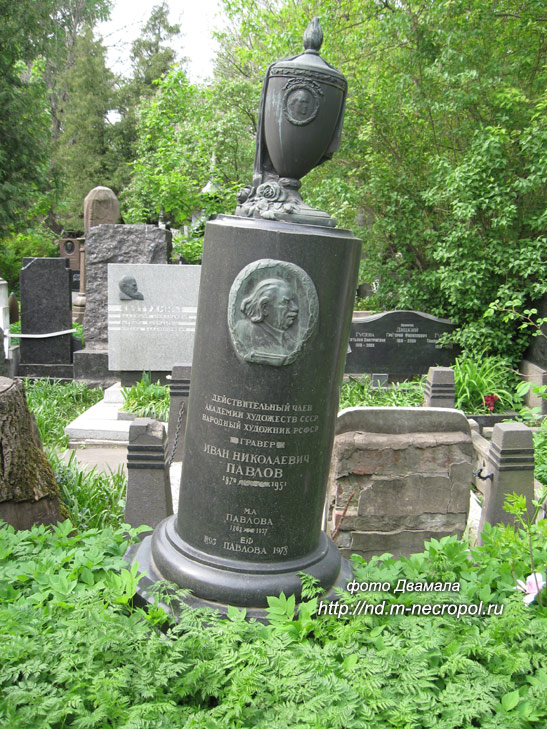могила И.Н. Павлова, фото Двамала, 2008 г.