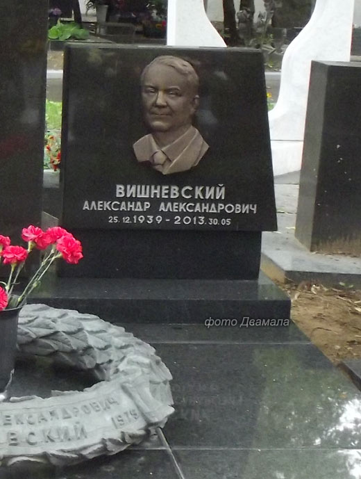 могила А.А. Вишневского, фото Двамала, вар. 2014 г.