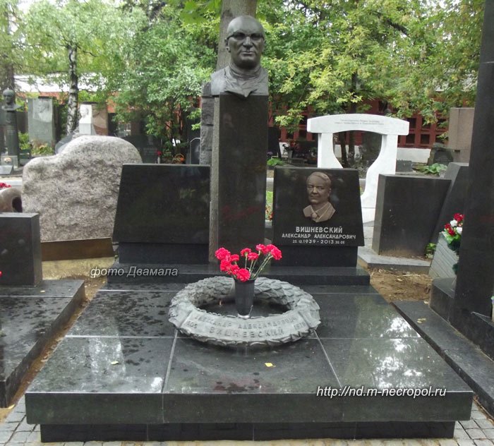 могила А.А. Вишневского, фото Двамала, вар. 2014 г.